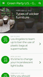 Mobile Screenshot of greenpartyus.com